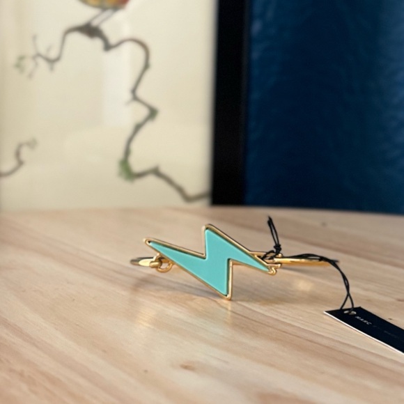 Marc By Marc Jacobs Gold and Turquoise Bracelet - Picture 3 of 15